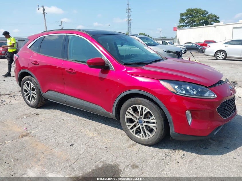 Vin: 1fmcu0czxmub03237, lot: 46447986, ford escape sel hybrid 20211