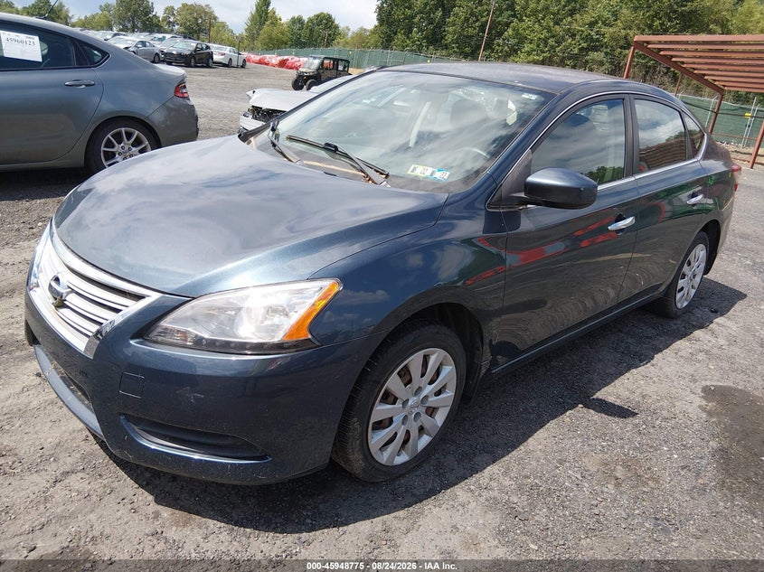 2014 Nissan Sentra, Звичайний знос, IAAI, VIN 3N1AB7AP7EY236339 — фото 2
