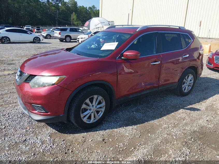 2016 Nissan Rogue, Left Side, IAAI, VIN 5N1AT2MT8GC916859 — photo 2