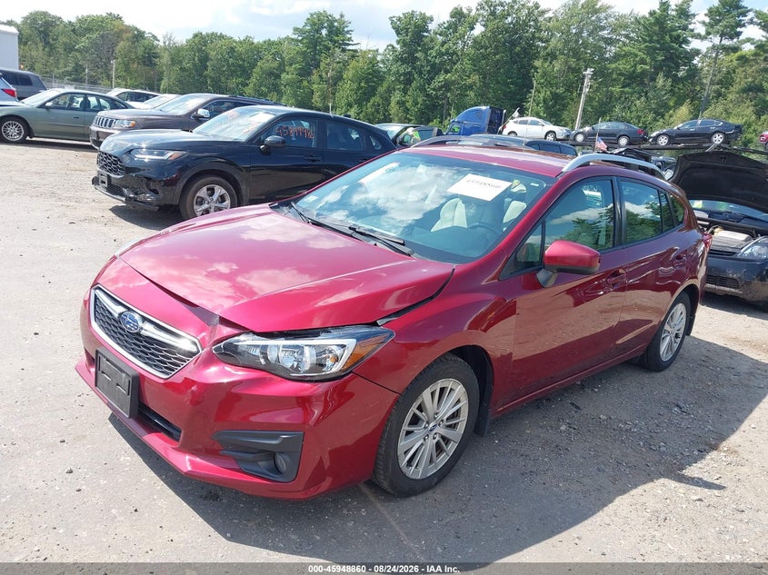 2017 Subaru Impreza, Удар спереди, IAAI, VIN 4S3GTAD65H3743693 — фото 2