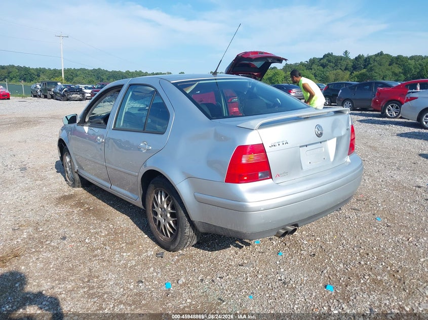 2003 VOLKSWAGEN JETTA SEDAN 1.8L I-4 DOHC, TURBO, PREMIUM , 180HP