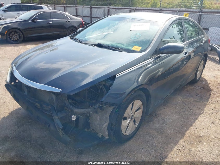 2014 Hyundai Sonata, Front End, IAAI, VIN 5NPEB4AC6EH822392 — photo 2