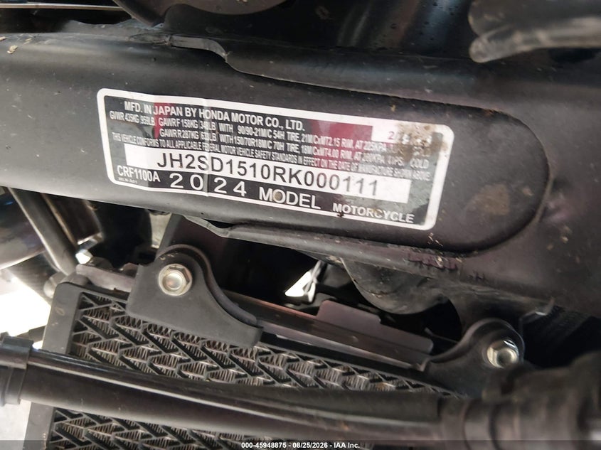 HONDA CRF1000 2024