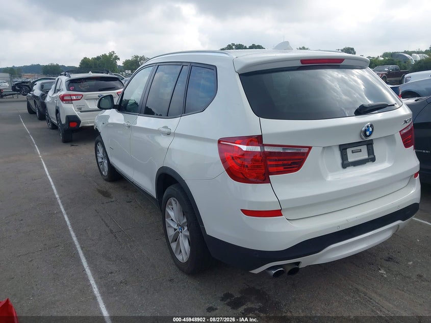 BMW X3 2017 VIN 5UXWX9C57H0T08603