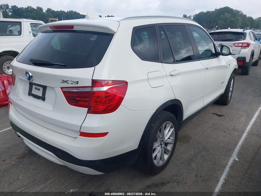 BMW X3 2017 VIN 5UXWX9C57H0T08603