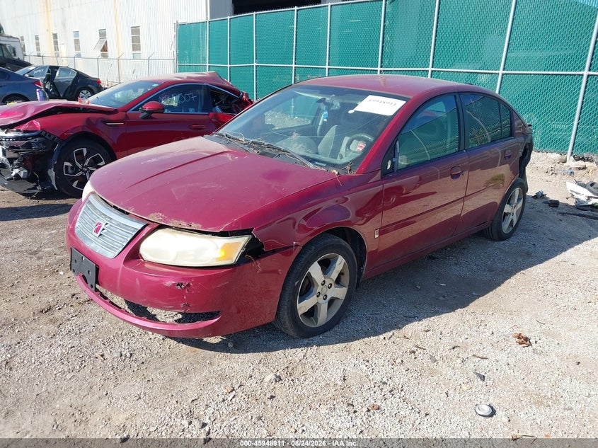 2007 Saturn ION, Left Rear, IAAI, VIN 1G8AL58F07Z115960 — photo 2