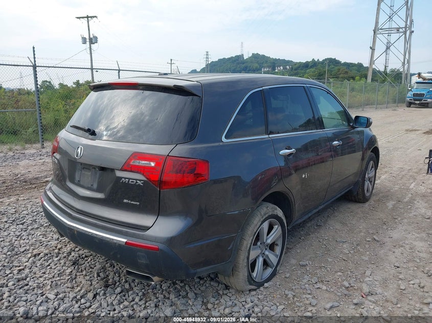 ACURA MDX 2012 VIN 2HNYD2H45CH522742