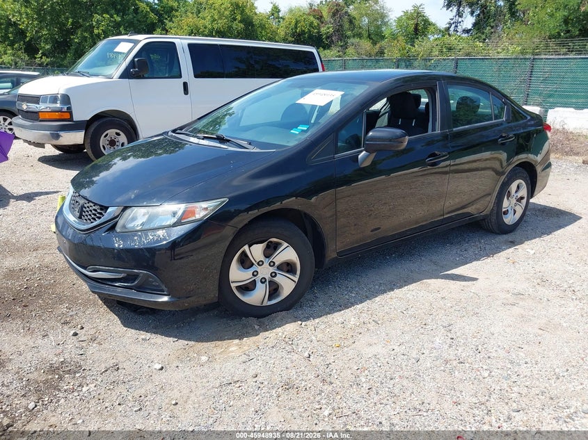 2015 Honda Civic, Обычный износ, IAAI, VIN 19XFB2F57FE272841 — фото 2