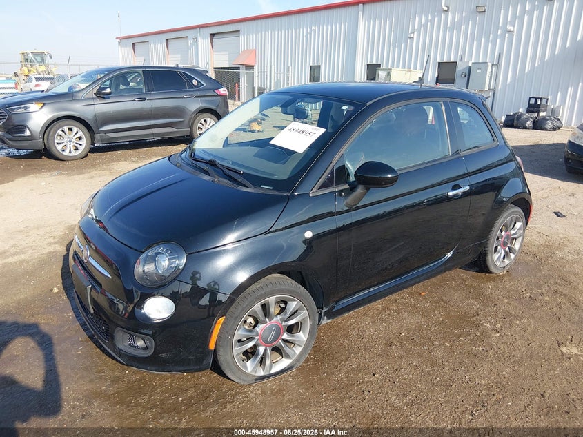 Vin: 3c3cffkr7ht600804, lot: 46448171, fiat 500 pop 20172
