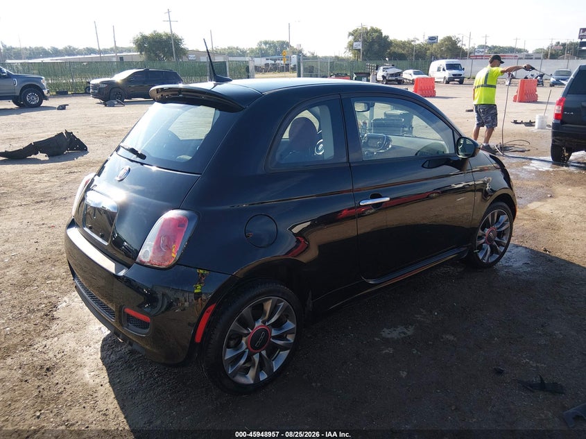 Vin: 3c3cffkr7ht600804, lot: 46448171, fiat 500 pop 20174
