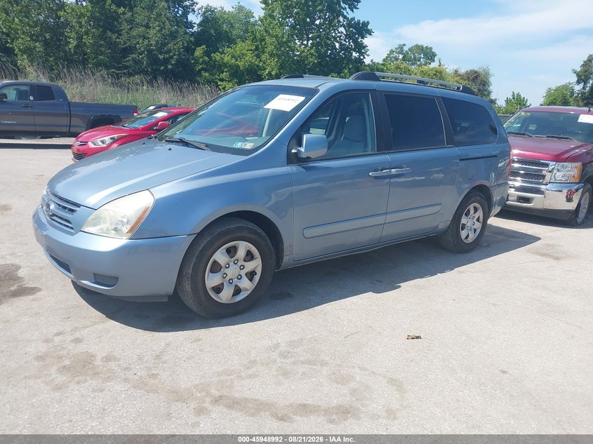 2008 Kia Sedona, Обычный износ, IAAI, VIN KNDMB233586236701 — фото 2
