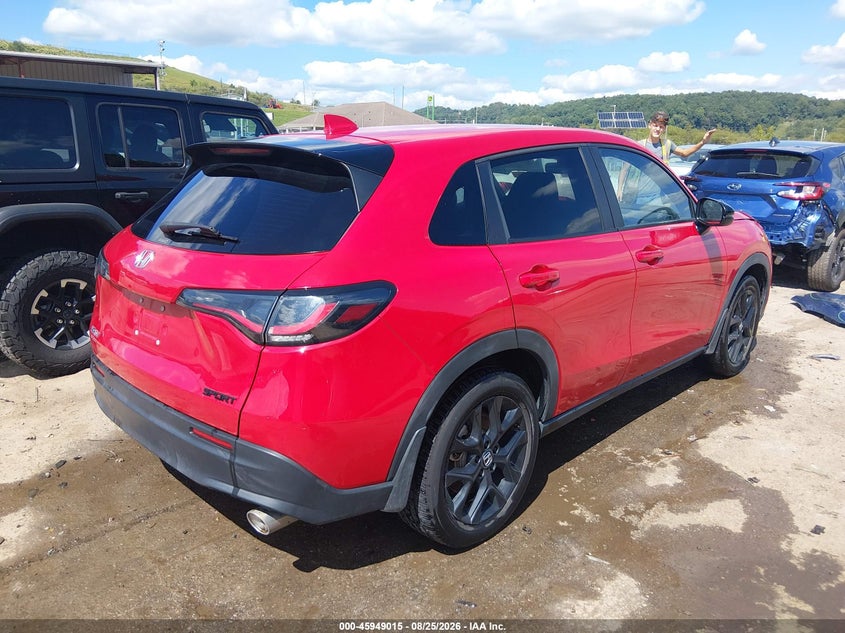 Vin: 3czrz2h5xpm738060, lot: 46448229, honda hr-v awd sport 20234