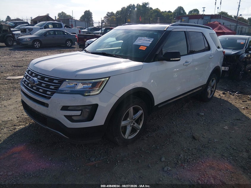 Vin: 1fm5k8dh6hge31875, lot: 46448248, ford explorer xlt 20172