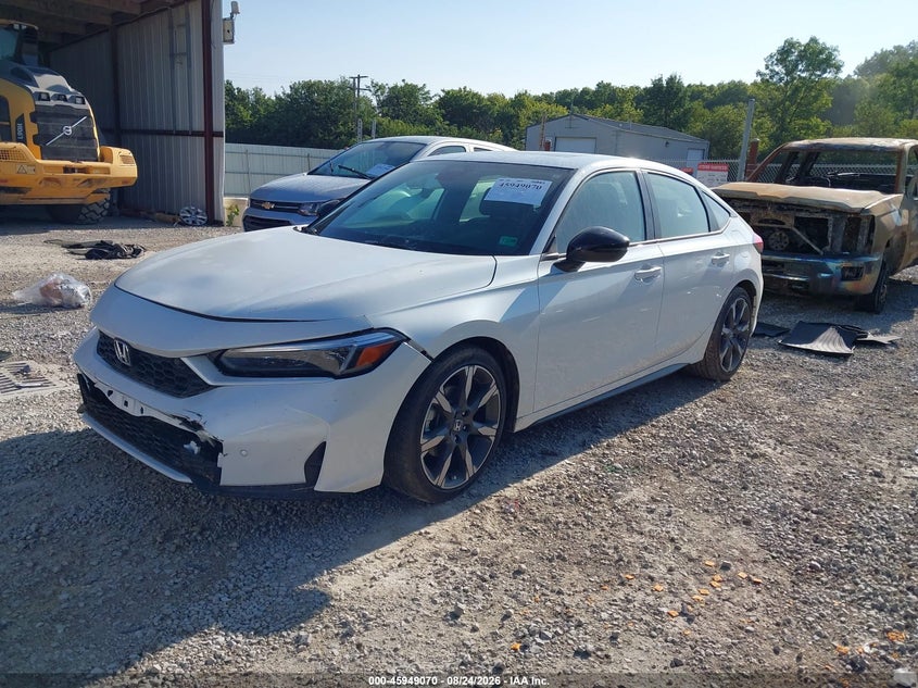 2025 Honda Civic, Front End, IAAI, VIN JHMFL4H91SX007933 — photo 2