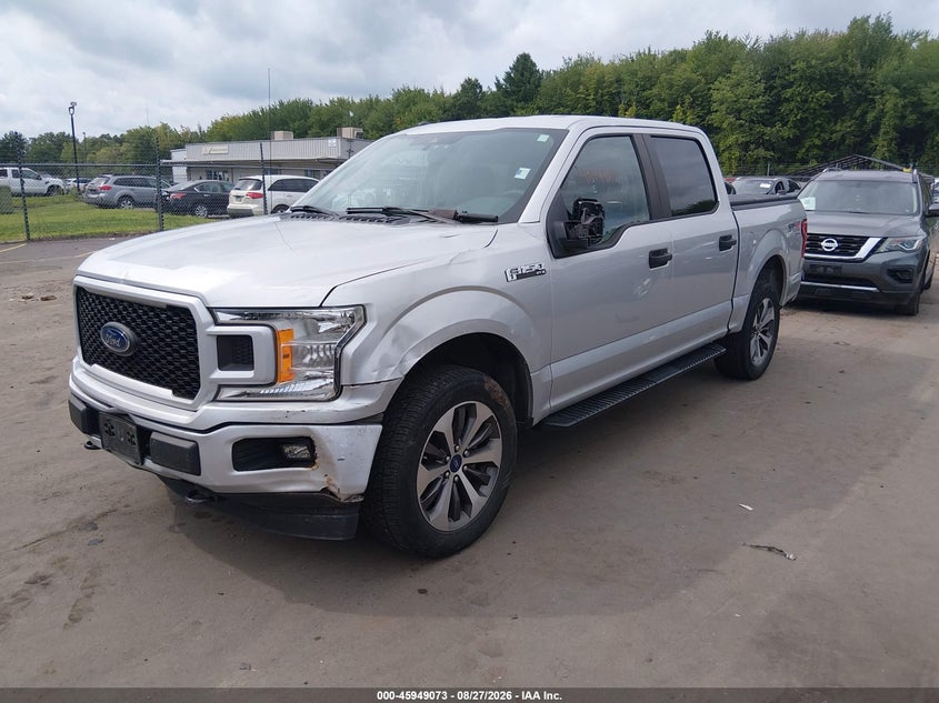 2019 Ford F-150, Лівий перед, IAAI, VIN 1FTEW1EP7KFB56018 — фото 2
