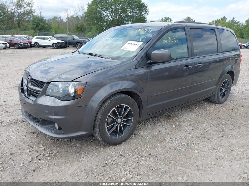 2017 Dodge Caravan, Front End, IAAI, VIN 2C4RDGEG4HR740369 — photo 2