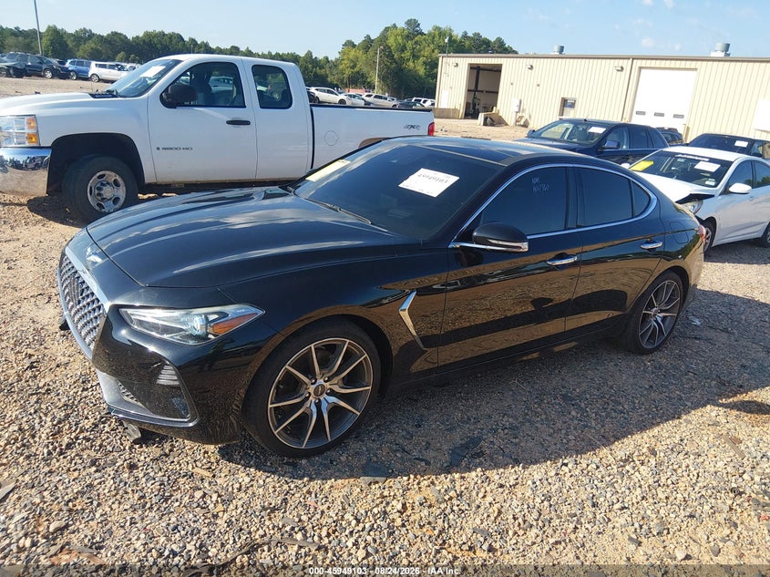 Vin: kmtg44la7mu073011, lot: 46448317, genesis g70 2.0t rwd 20212