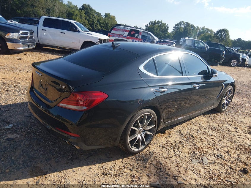 Vin: kmtg44la7mu073011, lot: 46448317, genesis g70 2.0t rwd 20214