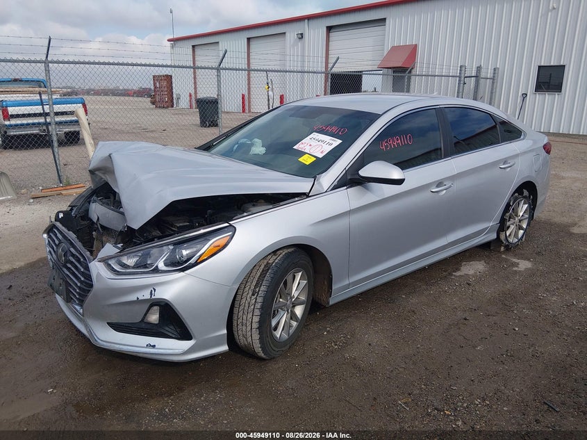 2018 Hyundai Sonata Se, Front End, IAAI, VIN 5NPE24AF5JH689662 — photo 2