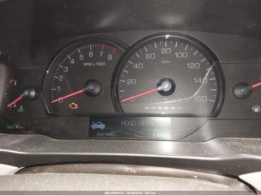 2011 CADILLAC DTS SEDAN 4.6L V-8 DOHC, 275HP
