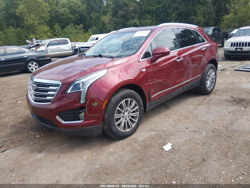 2017 Cadillac XT5, Left Side, IAAI, VIN 1GYKNBRS2HZ133807 — photo 2