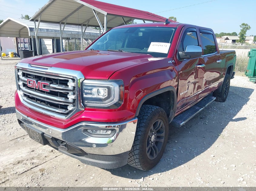 2018 GMC Sierra, Левый бок, IAAI, VIN 3GTU2NEC6JG314986 — фото 2