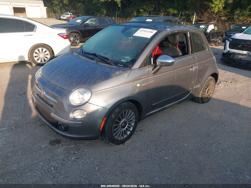 Vin: 3c3cffcr4ct366208, lot: 46448414, fiat 500 lounge 20122
