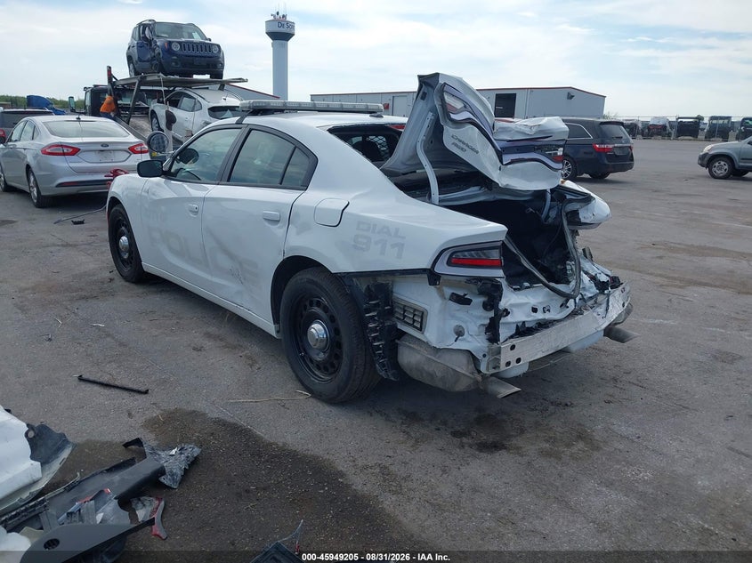 Vin: 2c3cdxkg8mh657221, lot: 46448419, dodge charger police awd 20213