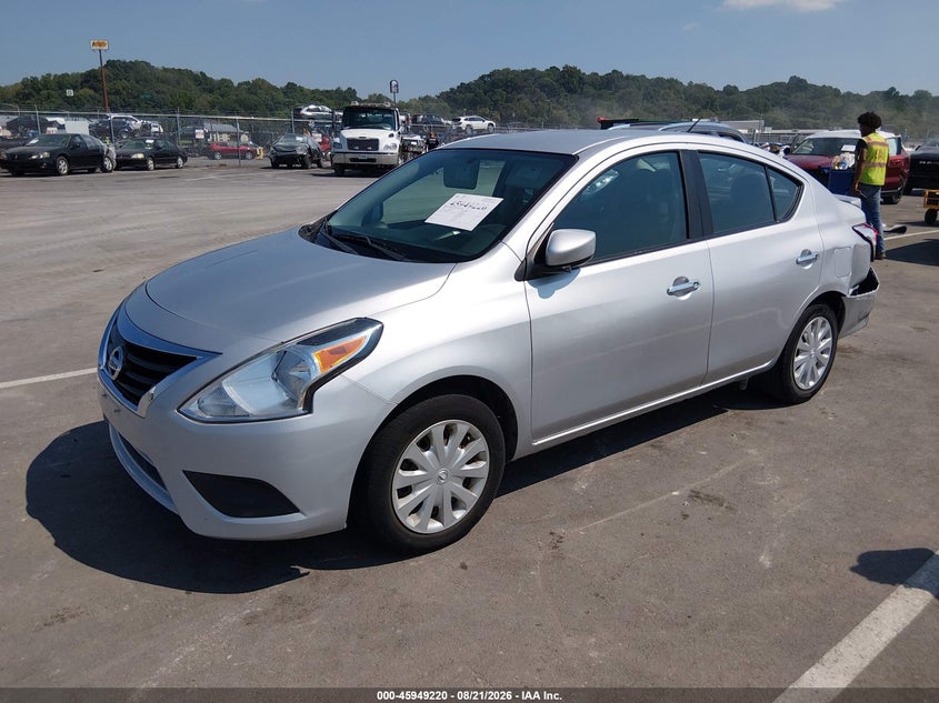 2018 Nissan Versa, Left Rear, IAAI, VIN 3N1CN7AP0JK413245 — photo 2