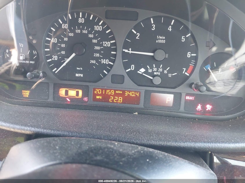 BMW 325I 2004 VIN WBAET37454NJ83120