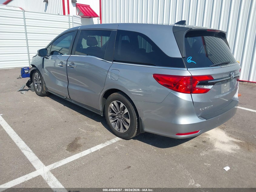 Vin: 5fnrl6h72nb000111, lot: 46448471, honda odyssey ex-l 20223