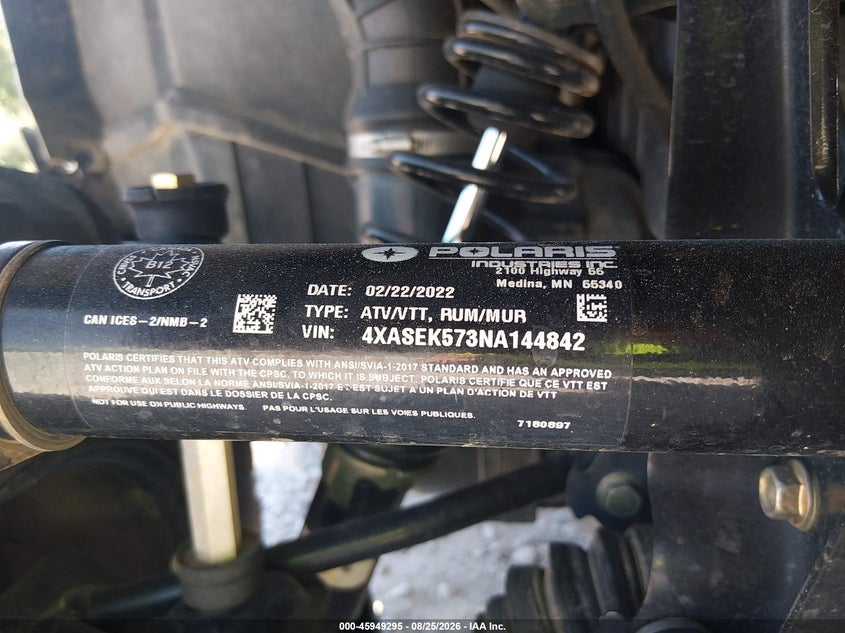 POLARIS SPORTSMAN 2022