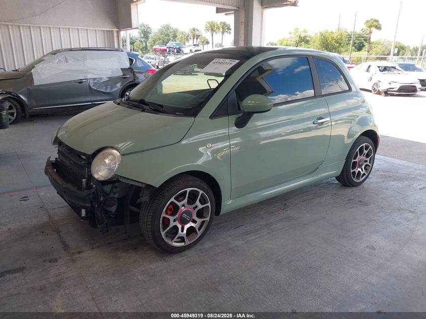 Vin: 3c3cffbr7ct362171, lot: 46448533, fiat 500 sport 20122