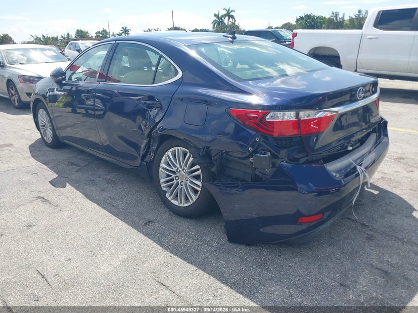 Vin: jthbk1gg3d2045275, lot: 46448541, lexus es 350 20133