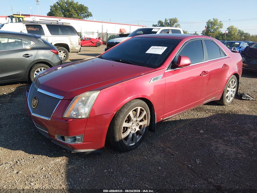 2008 Cadillac CTS, Затоплення, IAAI, VIN 1G6DT57V980148668 — фото 2