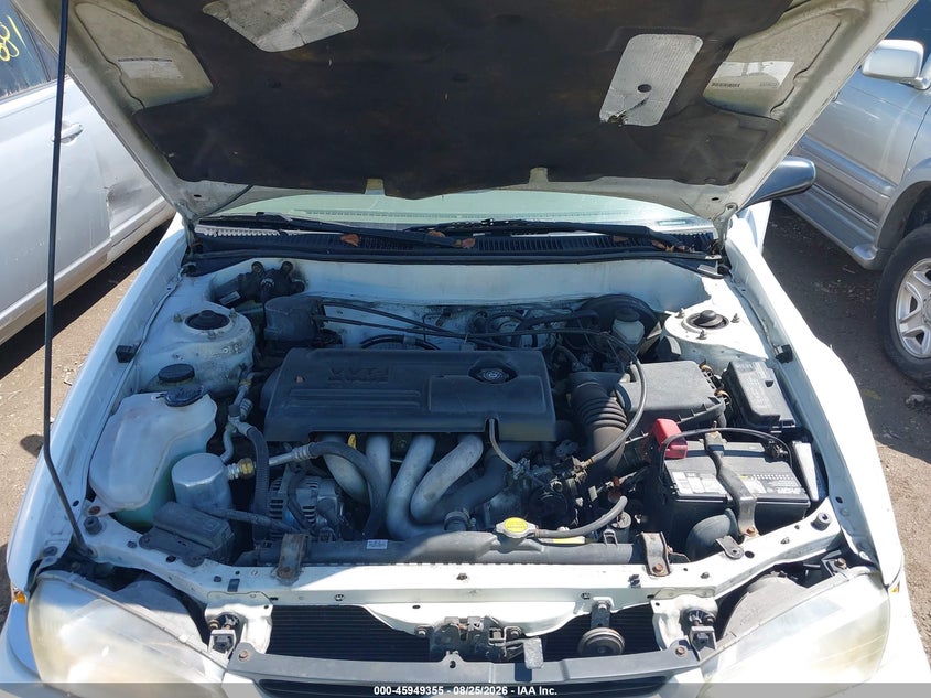 CHEVROLET PRIZM 2000 VIN 1Y1SK5285YZ435697