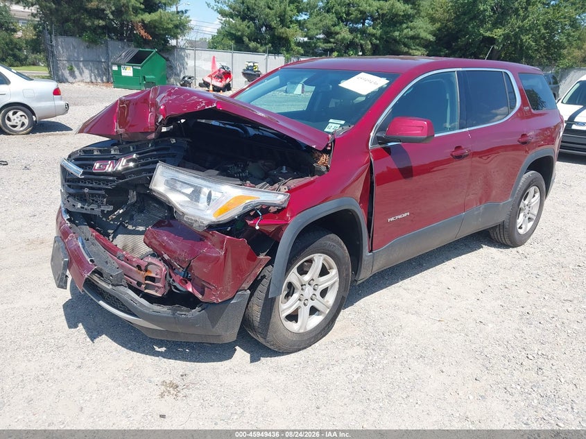 2017 GMC Acadia, Front End, IAAI, VIN 1GKKNKLAXHZ304894 — photo 2