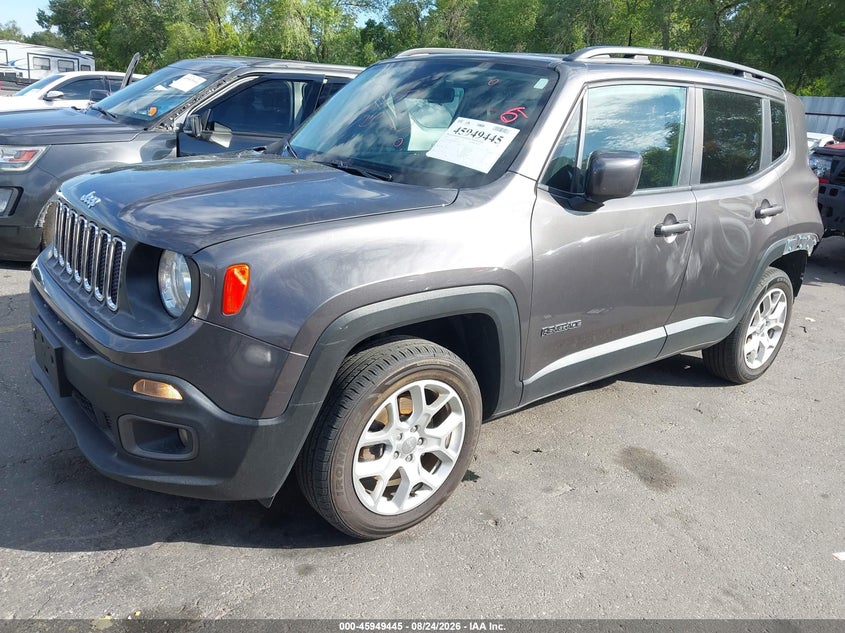 2017 Jeep Renegade, Rear, IAAI, VIN ZACCJBBB6HPF40270 — photo 2