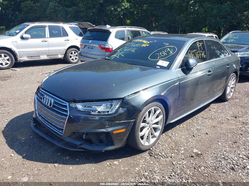 2019 Audi A4, Неизвестно, IAAI, VIN WAUENAF47KN003441 — фото 2