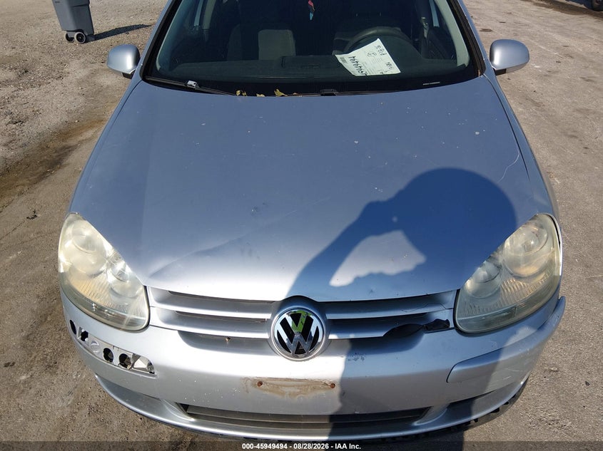VOLKSWAGEN RABBIT 2009 VIN WVWDA71K49W095356