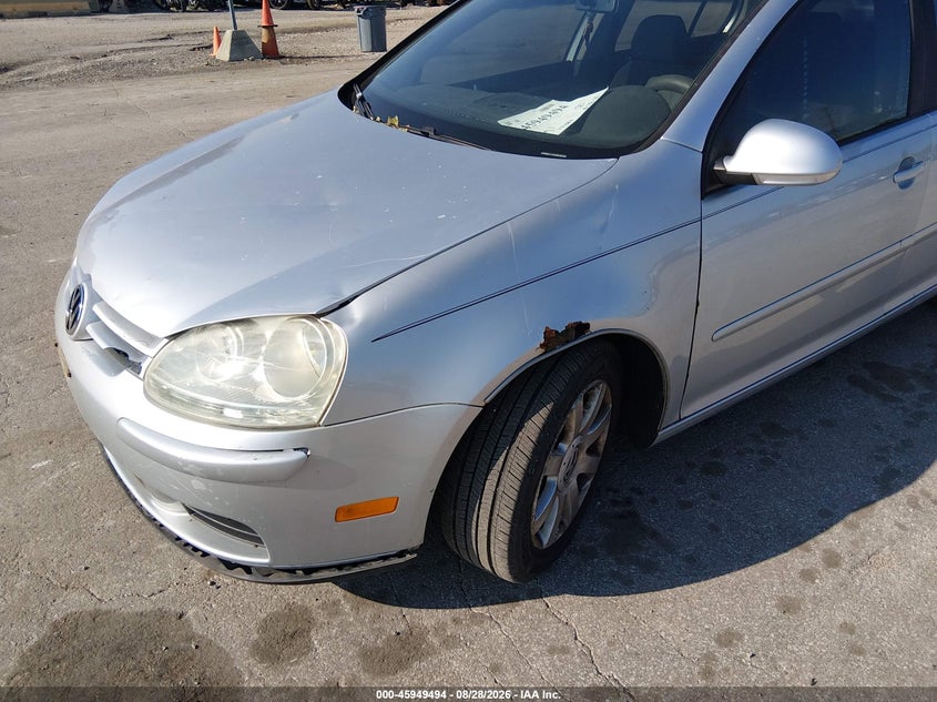 VOLKSWAGEN RABBIT 2009 VIN WVWDA71K49W095356