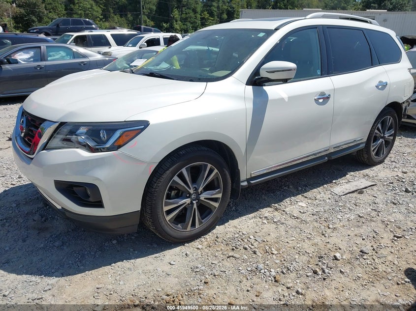 2017 Nissan Pathfinder, Rear, IAAI, VIN 5N1DR2MM9HC652914 — photo 2