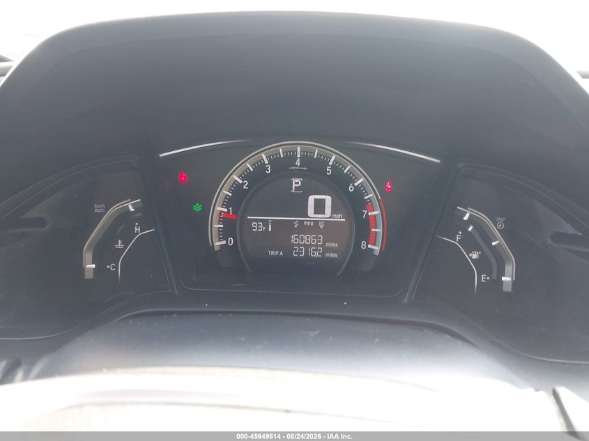 2016 HONDA CIVIC auction photo 7