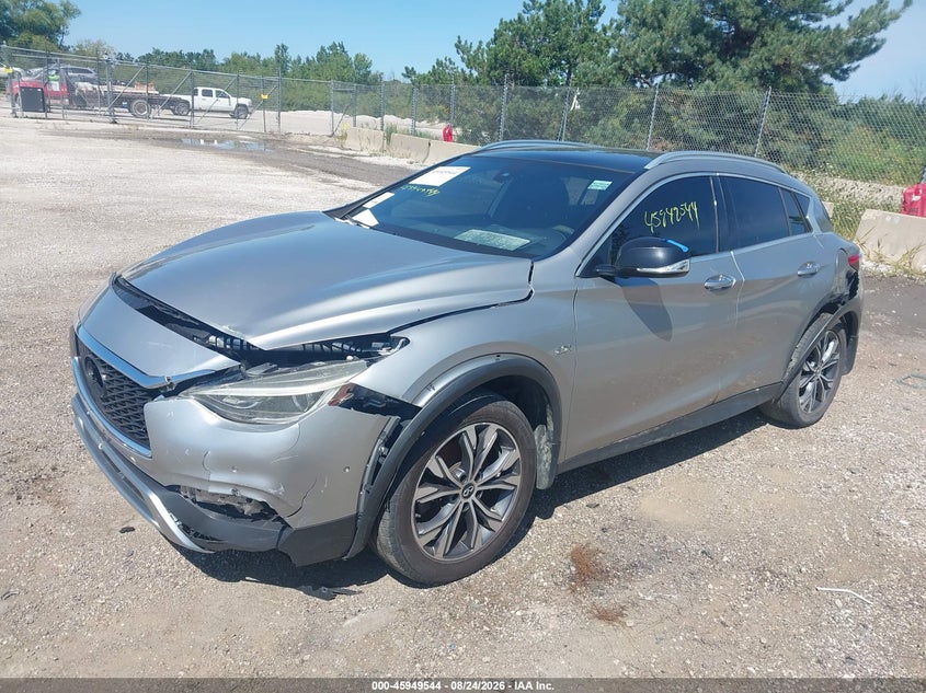 2017 Infiniti Qx30 Premium, Удар спереди, IAAI, VIN SJKCH5CR0HA022760 — фото 2
