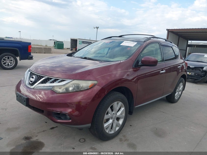 Vin: jn8az1mw9bw185314, lot: 46448765, nissan murano sv 20112