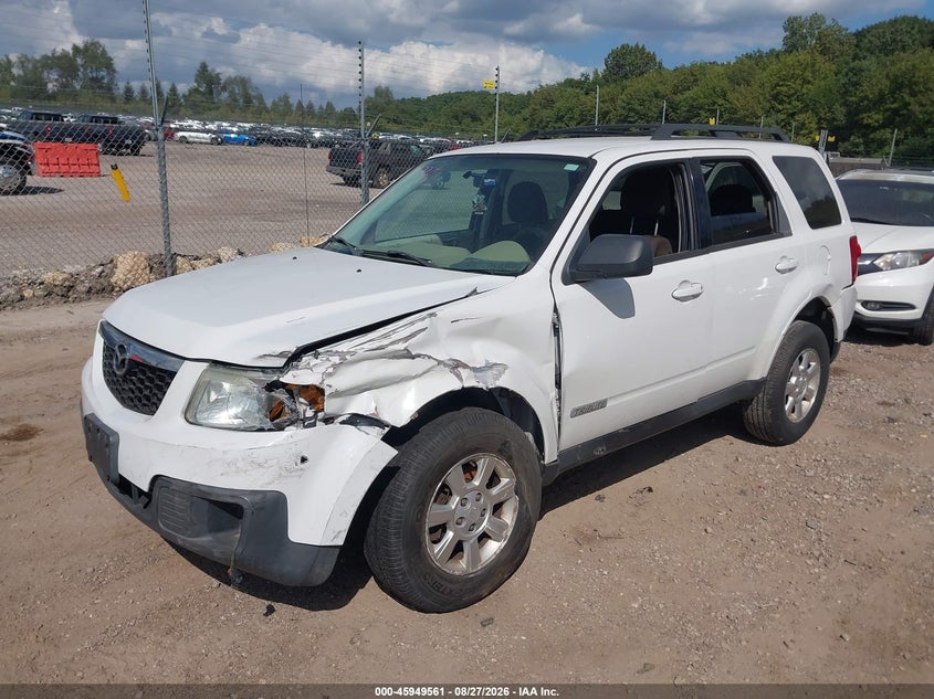 2008 Mazda Tribute, Left Front, IAAI, VIN 4F2CZ02Z88KM22080 — photo 2