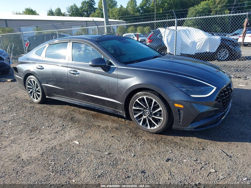 2021 Hyundai Sonata Limited, Удар сзади, IAAI, VIN 5NPEH4J29MH087475