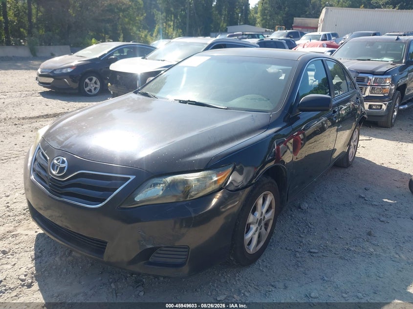 2011 Toyota Camry, Rear, IAAI, VIN 4T1BF3EK0BU183880 — photo 2