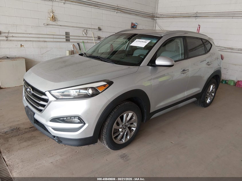 2018 Hyundai Tucson, Обычный износ, IAAI, VIN KM8J3CA4XJU693356 — фото 2