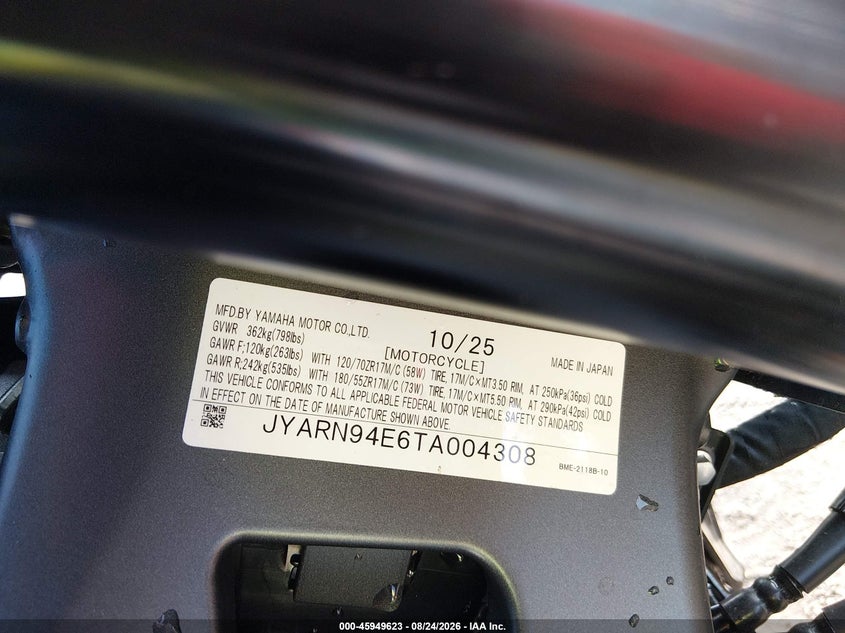 YAMAHA MT09 2026